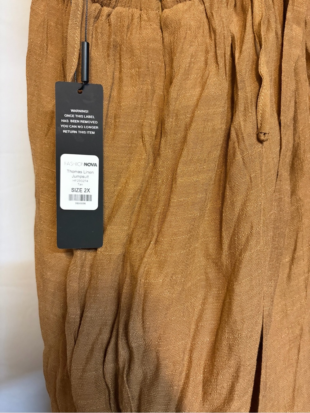 Fashion Nova Camel Halter Wide-Leg Jumpsuit - Picture 7 of 7
